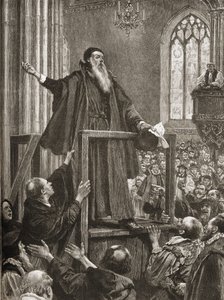 トーマス・クランマー（1489-1556）の最後の証言 作： English School